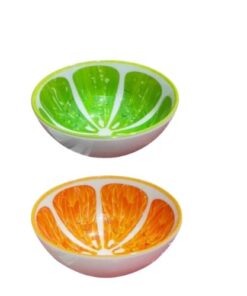 Chén Nhựa Cao Cấp Melamine In Hình Trái Chanh